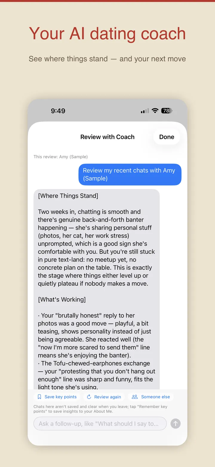 Chat review report